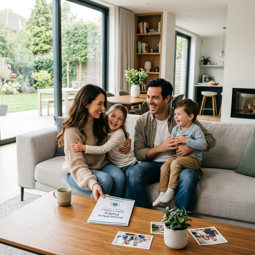 Familia protegida con AloSeguro